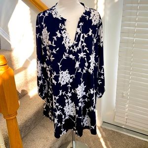 Honeyme Curvy Lightweight Navy blue Blouse